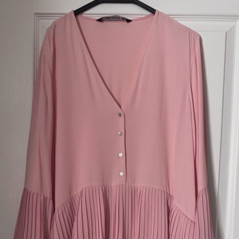 ZARA Women Pink Soft Cute Top Size Medium Excellent Condition